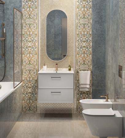 Зеркало (42х100) Kerama Marazzi Cono 42 CO.mi.P.42\WHT