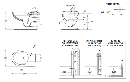Унитаз  подвесной безободковый Roca Victoria Rimless 34639300Y
