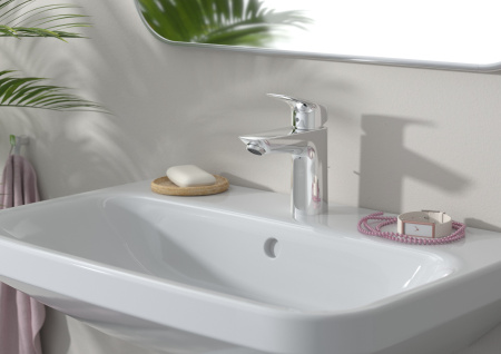 Смеситель для раковины с донным клапаном Hansgrohe Logis CoolStart 71102000 хром