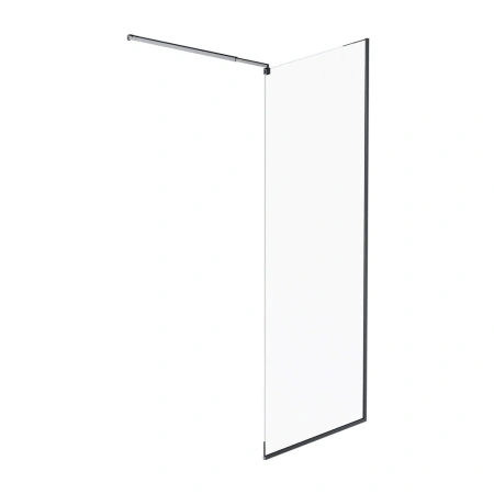 Душевая перегородка 80 см Am.Pm X-Joy W84WI-80-F1-BTE черный