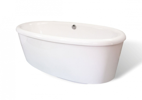 Ванна из искусственного камня Aqua Stone Оливия 180 с фронтальным экраном