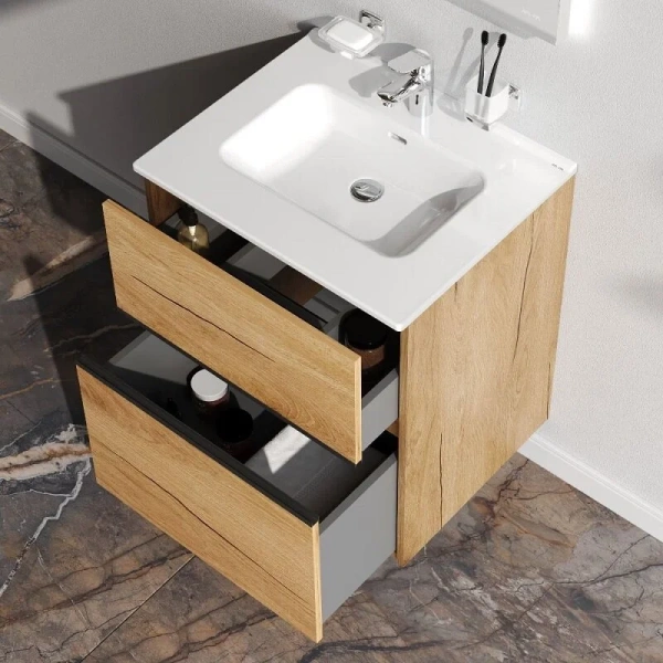 Тумба без раковины 60 см Am.Pm Sense M7BFUX0602OF дерево