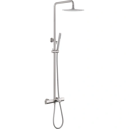 Душевая стойка ABBER Thermostat AF8516SPL с термостатом и изливом, сатин