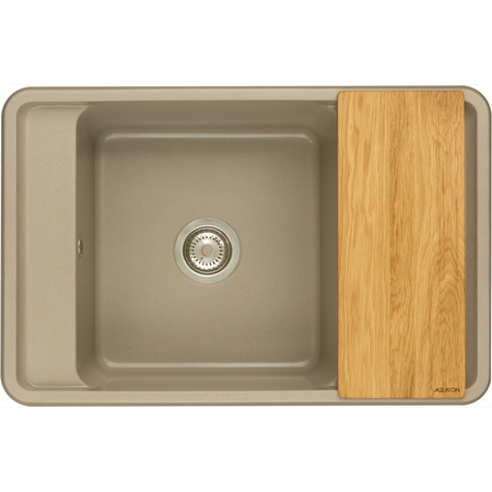 Кухонная мойка Aquaton Беллис 78 1A725032BS250 серый шелк