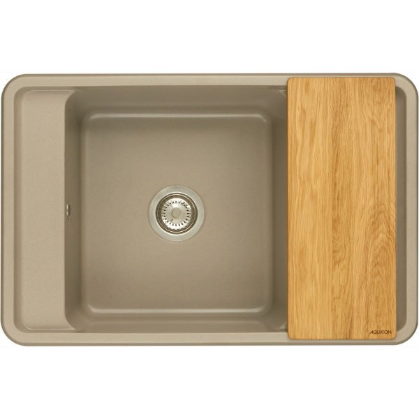 Кухонная мойка Aquaton Беллис 78 1A725032BS250 серый шелк