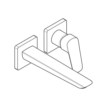 Смеситель для раковины с выпуском Hansgrohe Logis 71256670