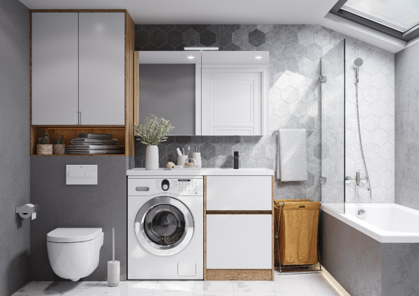 Тумба с фасадом Aquaton Лондри 60 1A2669K1LH0C0