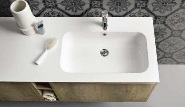 Раковина-столешница Cerasa Movida W00 VF1 01G2+T50 FUD 00G2/1200 DX