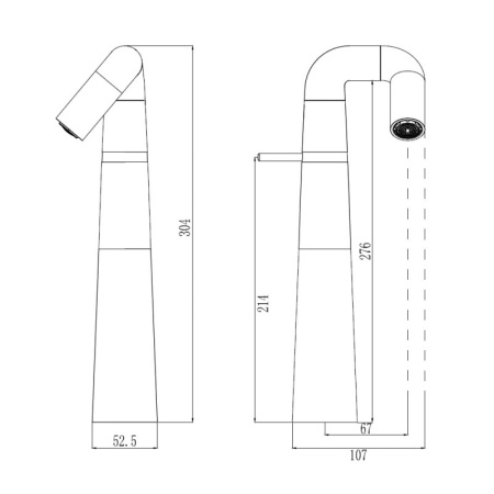 Смеситель для раковины Haiba HB11813-7