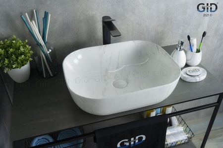 Раковина накладная (50х40) Gid K397D9