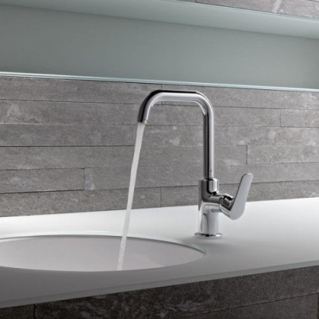 Смеситель для раковины однорычажный Kludi Tercio New 380230575 хром