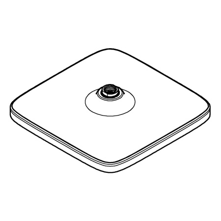 Верхний душ Grohe Tempesta 250 Cube 26681 000 (26681000) хром 