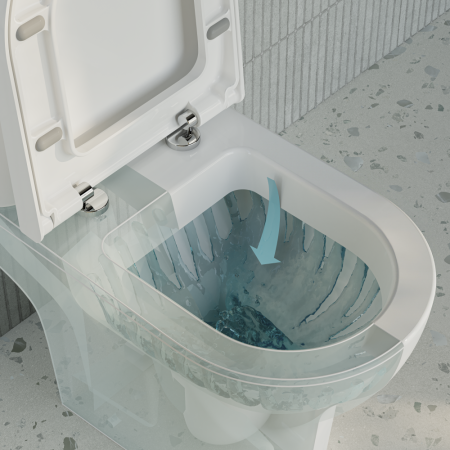 Унитаз с бачком, крышкой-сиденьем Vitra Zentrum 9012B003-7209