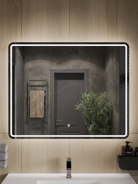 Зеркало с LED подсветкой и сенсорной кнопкой Orange Nature ON-100ZE