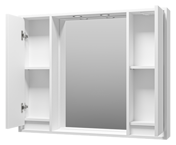 Зеркальный шкаф (98х80) Brevita Balaton 100  BAL-04100-01-011
