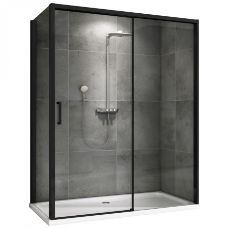 Душевой уголок (170х90) ABBER Komfort AG93170B-S92B черный
