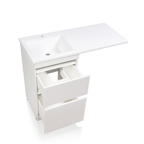 Тумба под стиральную машину напольная Style Line Даллас СС-00000438 белый