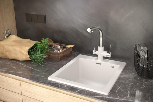 Кухонная мойка Paulmark  Kante 50 PM105152-GR  серый