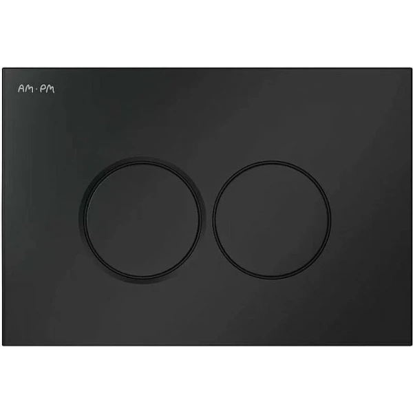 Комплект унитаза с инсталляцией Am.Pm Sense FlashClean IS110138.741701 с сиденьем микролифт, кнопка черный матовый