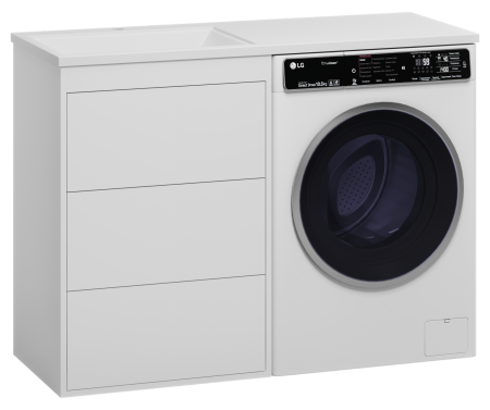 Тумба под стиральную машину Brevita Grafit 60 GRA-01060-023Я