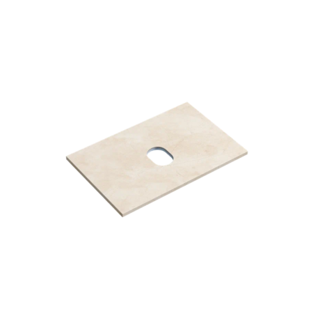 Столешница для ванной комнаты SANCOS 700х460, цвет kreman,  TT70A2