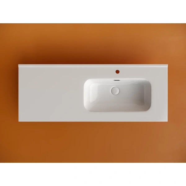 Раковина встраиваемая сверху (121х46,5) Ceramica Nova Element CN7006R