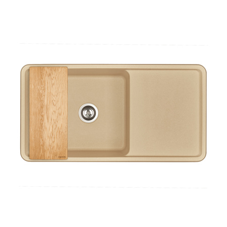 Кухонная мойка Aquaton Беллис 97 1A725132BS260 латте