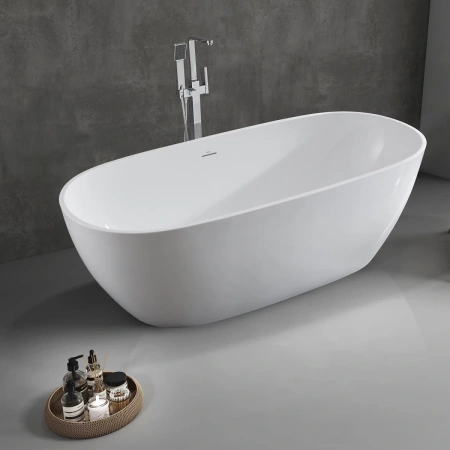 Акриловая ванна (180х81) ABBER AB9263-1.8 без гидромассажа, белый