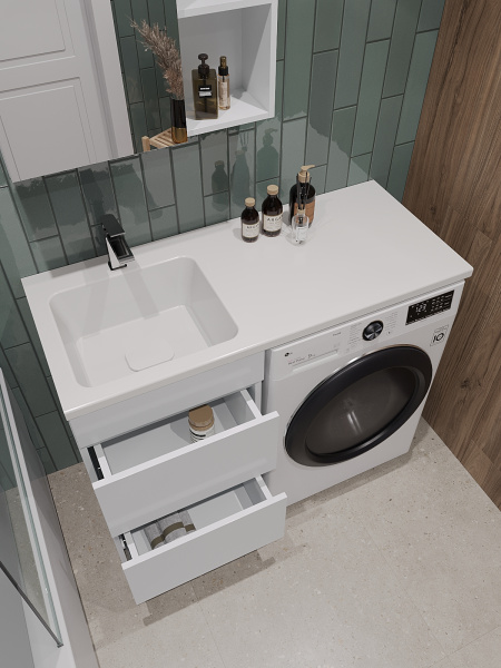 Раковина под стиральную машину (110х48) Orange ST-110RAR правая