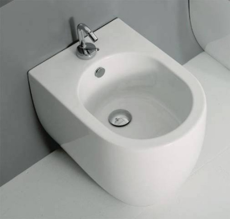 Биде напольное Kerasan Flo 312201*1 белый