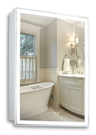 Зеркало-шкаф (54х75) Silver Mirrors Киото 50 LED-00002356