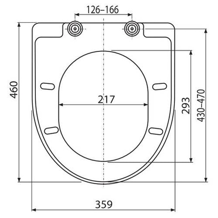 Крышка для унитаза AlcaРlast A67