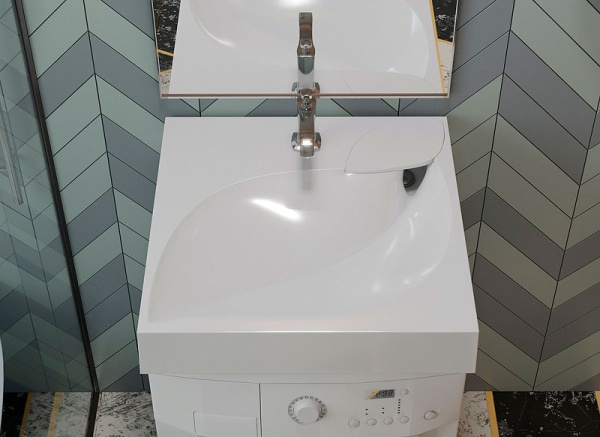 Раковина над стиральной машиной (60х60) Madera List 4627173210553