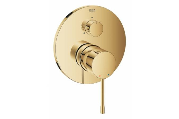 Смеситель для ванны с переключателем на 3 положения Grohe Essence New 24092 GL1 (24092GL1) холодный рассвет глянец