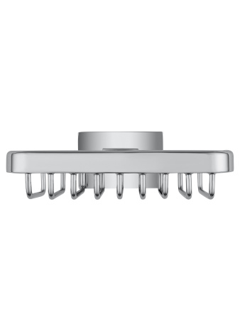 Мыльница с держателем WONZON & WOGHAND FLAT, хром WW-9724