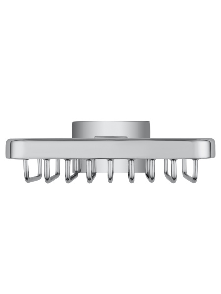 Мыльница с держателем WONZON & WOGHAND FLAT, хром WW-9724