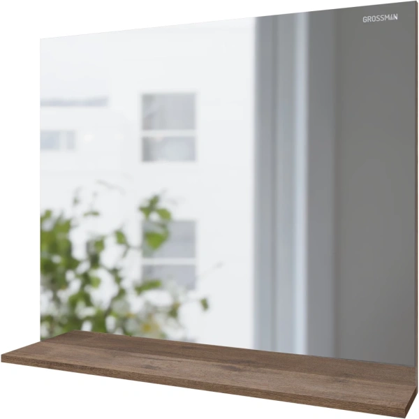 Зеркало (87х73,6) Grossman Тенза  208501 с полкой веллингтон