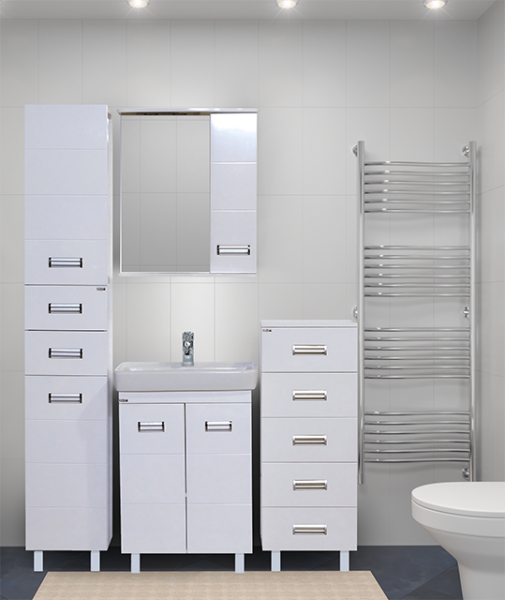 Зеркало-шкаф (61х72) Misty Селена 60 правый П-Сел02060-01П