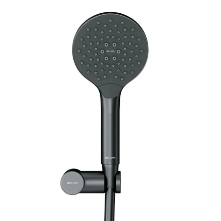 Душевой комплект с изливом Am.Pm X-Joy FB85A3RH32 черный матовый