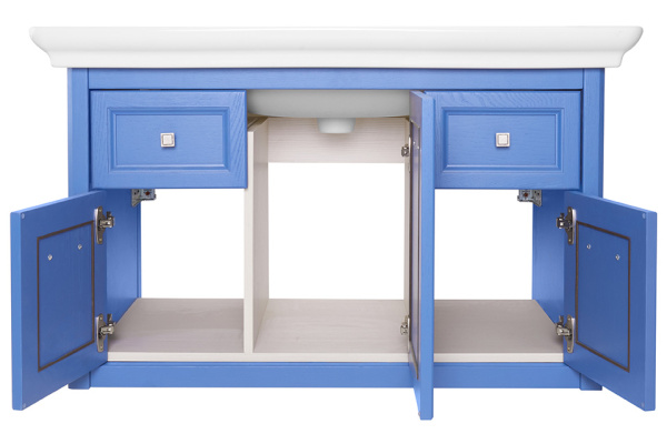 Тумба под раковину ASB-Woodline   Толедо 105 11211 (синий)