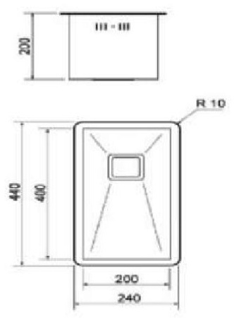 Кухонная мойка Rerih Status small