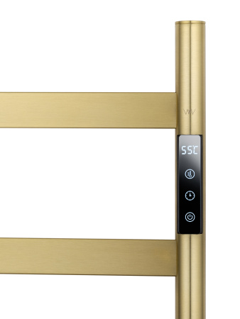 Полотенцесушитель электрический WONZON & WOGHAND ESSEN, брашированное золото WW-A405-BG
