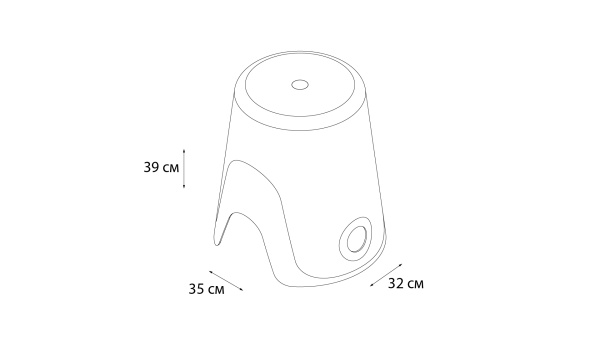 Корзина для белья FIXSEN Wendy 2в1 оранжевая FX-7073-93