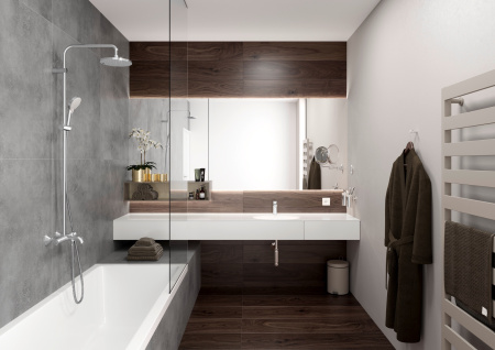 Смеситель для раковины с донным клапаном Hansgrohe Vernis Blend 71571000 хром