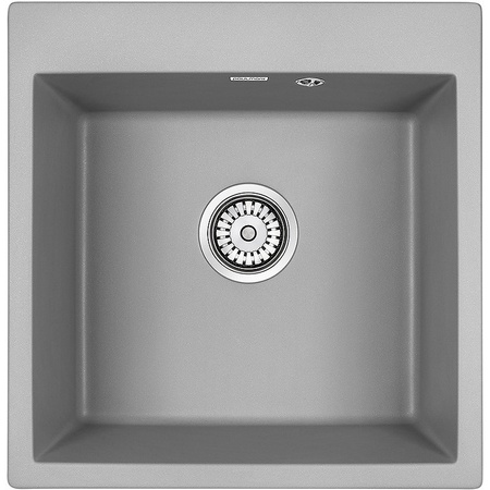 Кухонная мойка Paulmark  Kante 50 PM105152-GRM серый металлик