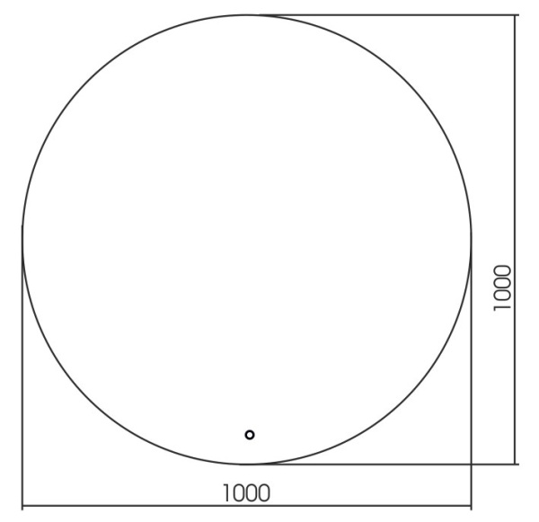 Зеркало (100х100) Silver Mirrors Саванна LED-00002465