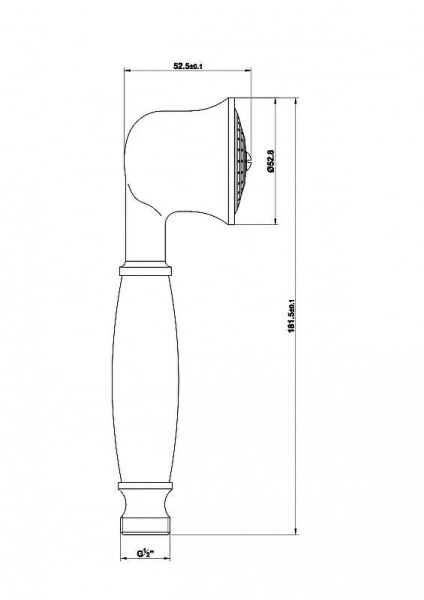 Ручной душ Cezares CZR-D1FC2-01-M