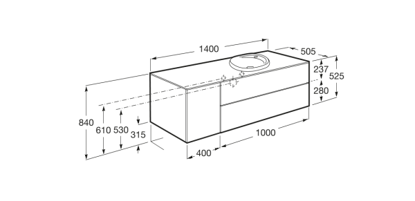 Тумба под раковину Roca Beyond 851415806