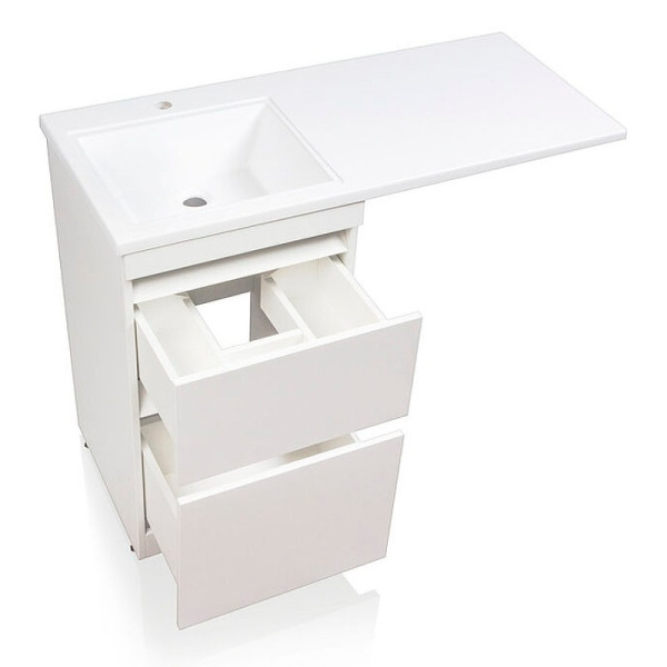 Тумба под стиральную машину напольная Style Line Даллас СС-00002347 белый