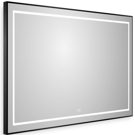 Зеркало (100х80) BelBagno SPC-KRAFT-1000-800-LED-TCH-WARM-NERO с подсветкой